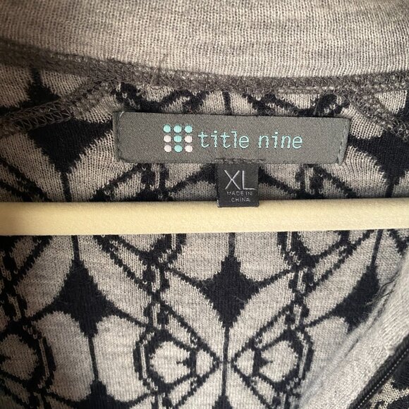 Title Nine Super Power Merino Wool Sweater Dress Mock Neck Long Sleeve XL gray - Picture 10 of 13